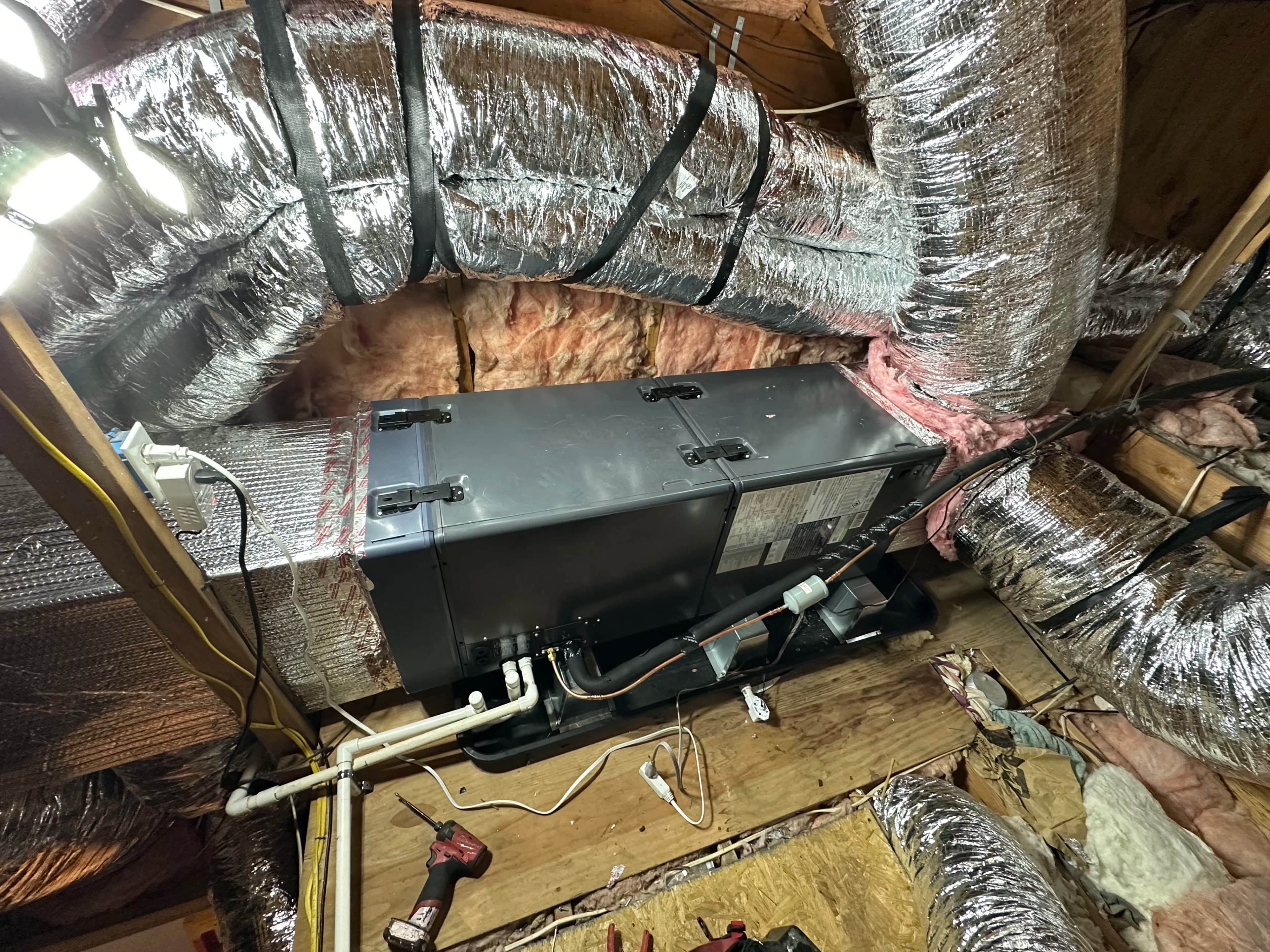 Mini split installation 2