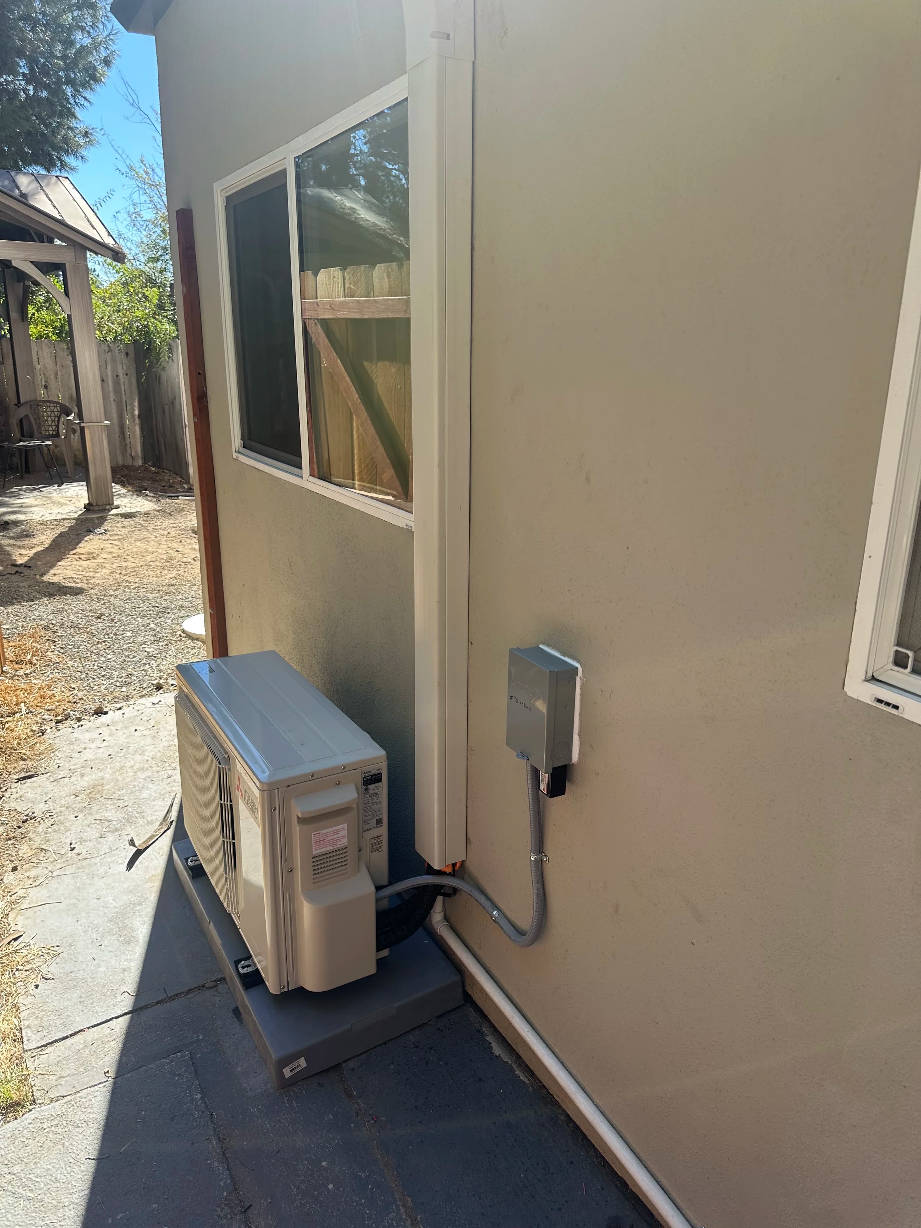 Mini split installation 3
